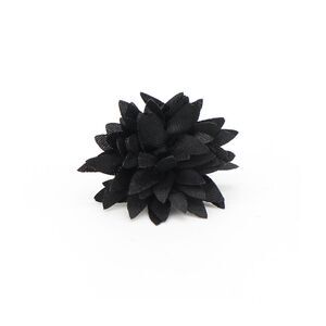 the Gift Mens Flower Pin Brooche, Black, NWT